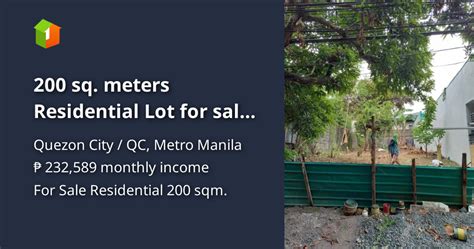 how much per square meter in quezon city|Lot for Sale in Fairview Quezon City .